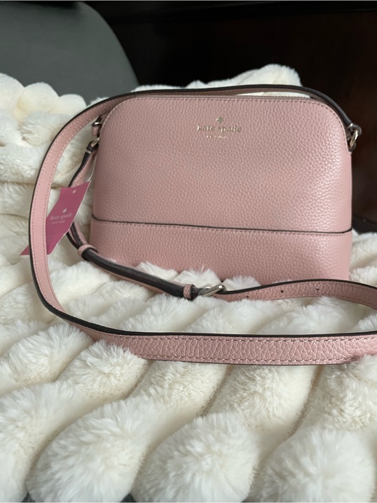 kate spade Handbags - NWT Kate Spade Southport Ave in Rosy Cheeks Pebbled Leather Dome Crossbody